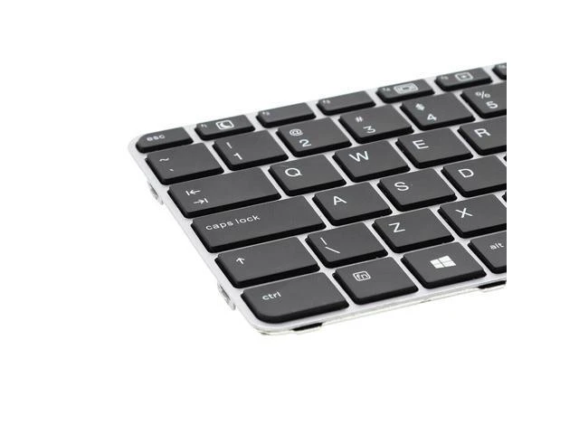 Alt view image 2 of 5 - US Keyboard For HP EliteBook 820 G3 Silver Frame Black Big Enter Point