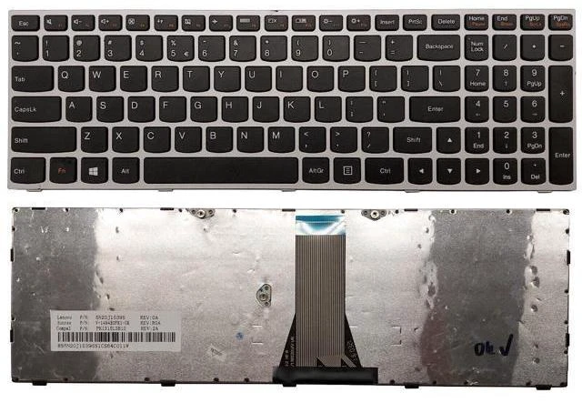 Main image of replacement keyboard for Lenovo G50-30 G50-45 G50-70 G50-70m G50-80 25214785 25214755 US SILVER