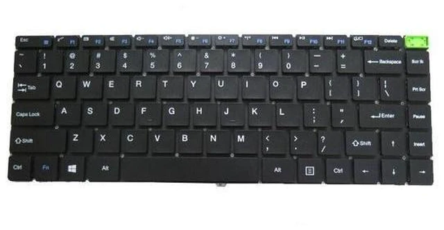 Main image of Laptop keyboard For PEAQ SLIM S131 Touch Version Without Frame Black English US