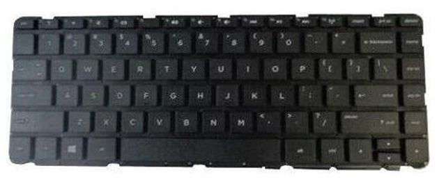 Main image of US Black Notebook Keyboard for HP Pavilion 14-N Laptops - No Frame