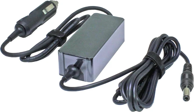 Alt view image 5 of 7 - 12V or 16V or 24V to 19V DC Power Adapter Car Cigarette Lighter Charger with 12 Interchangeable Connectors