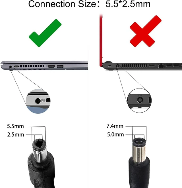 Alt view image 4 of 6 - 19.5V 9.23A 180W Laptop Charger for Msi A15-180P1A, for Sager NP7876 NP7856-N NP7856-S NP8956 NP8957 Notebook AC Adapter 5.5x2.5mm with Power Cord