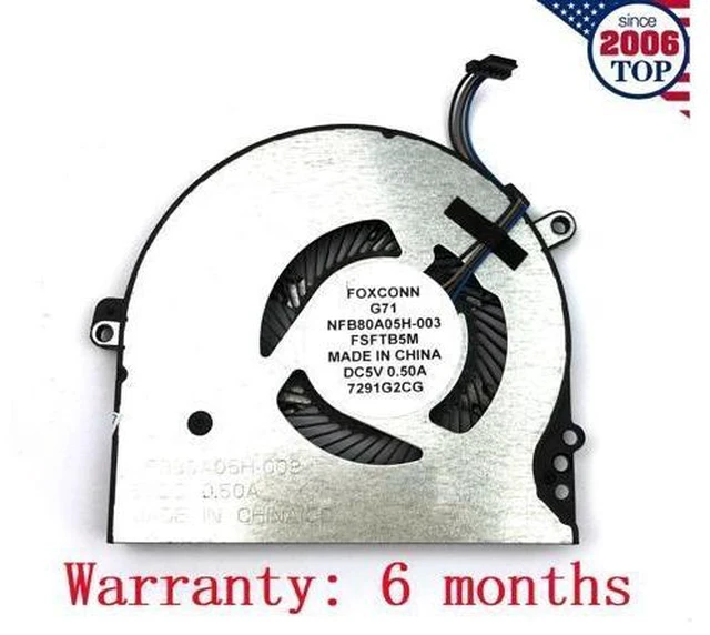 Main image of Cpu cooling fan for HP Pavilion 14-BK 14-BP 15-CC 15-CK Series