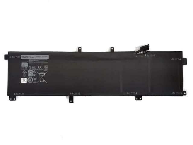 Main image of 7xinbox 11.1V 91WH 9 Cell 245RR 7D1WJ Replacement Laptop Battery for Dell XPS 15 9530 Precision M3800 Laptop T0TRM H76MV 0H76MY 07D1WJ Y758W