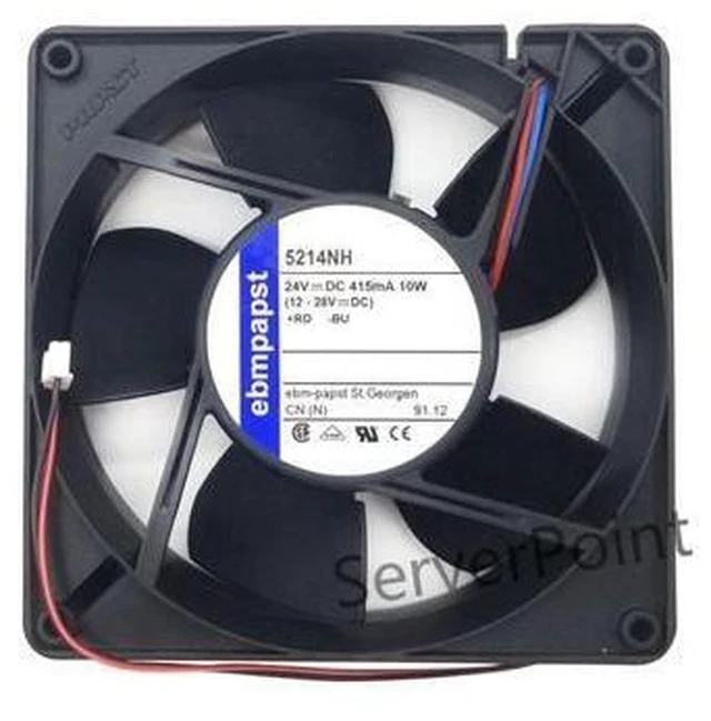 Main image of 5214NH DC 24V 10W 0.415mA 127x127x38mm 2line Server Cooling Fan NEW