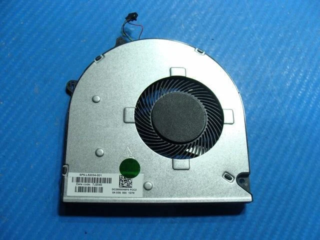 Alt view image 2 of 4 - Cpu cooling fan for HP 15-dw2063st 15.6 inches L52034-001 DC28000N6F0