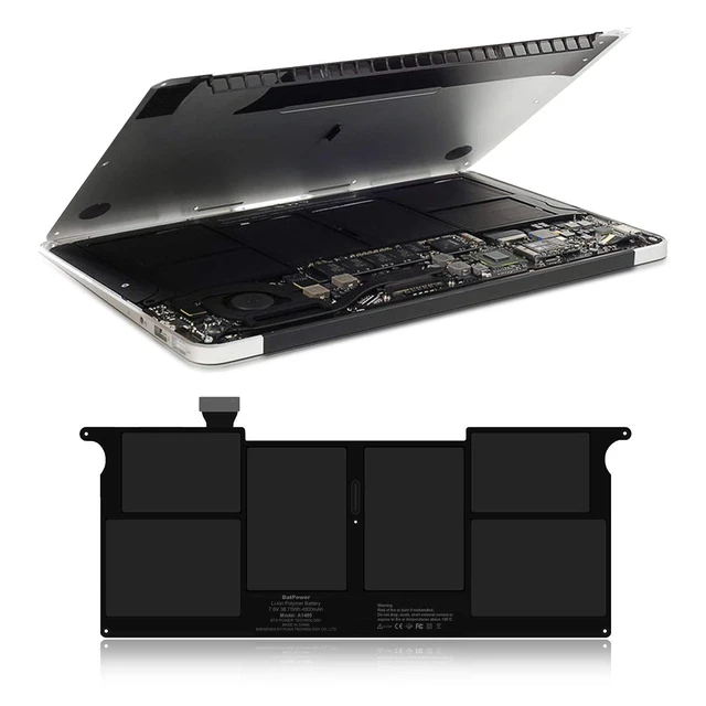 Alt view image 5 of 5 - BatPower A1495 Replacement Laptop Battery for Apple Mid 2012 2013 Early 2014 2015 MacBook Air 11-inch A1465 EMC 2631 EMC 2924 Battery MacBook Air 11" A1465 Apple A1495 Battery 38.75Wh