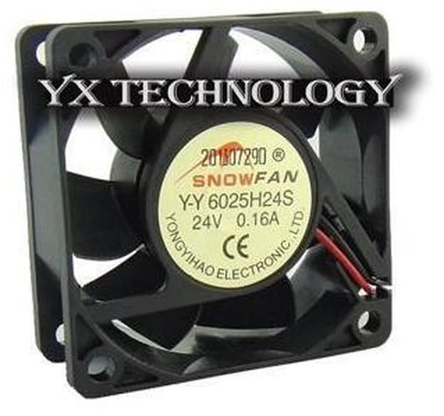 Main image of New YY6025H24S 6025 6cm 24V 0.16A cooling fan DC fan 60*60*25mm