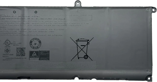 Alt view image 3 of 5 - KV690 Laptop Battery 99.5Wh 8615mAh 6-Cell 11.55V Compatible with Dell Precision 5680 / Precision 5690 Series WPYCV 6D2HW N7KV9