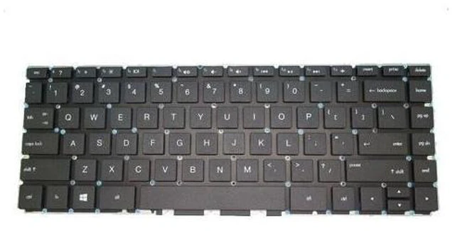 Main image of Laptop Keyboard For HP 14-BS 14-BS000 Black Without Frame United States US