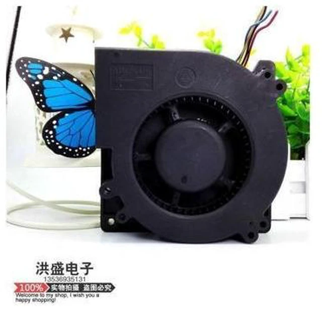 Alt view image 3 of 4 - Delta Cooling fan For BFB1212HH 5M2PR DC 12V 1.65A 4-wire 4-pin 110mm 120x120x32mm blower fan