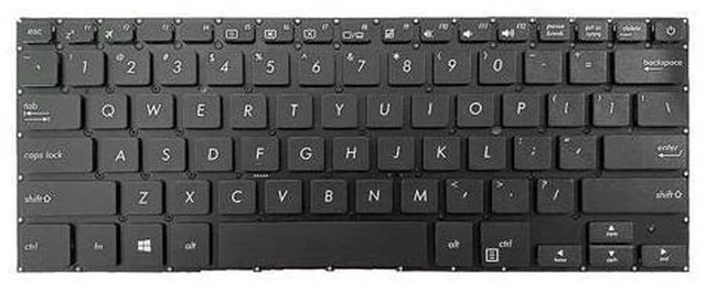 Main image of Laptop Keyboard For ASUS S406UA S406UAR US United States English Black