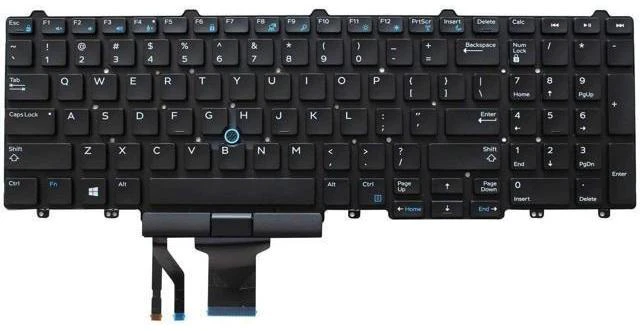 Main image of US Black Keyboard for Dell PK1313M3B00 MP-13P53USJ698 0383D7 PK1313M4B00