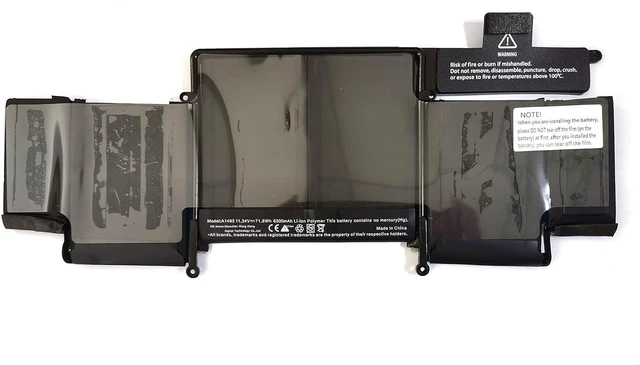 Alt view image 2 of 7 - 7xinbox 11.34V 71.8Wh A1493 Replacement Laptop Battery Compatible with MacBook Pro 13" A1502 ME864 ME866LL/A 020-8148 Late 2013 Mid 2014 Retina