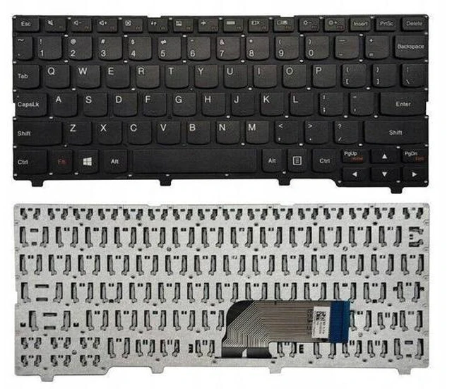 Main image of replacement keyboard for Lenovo IDEapad 100S-11IBY US Black QWERTY