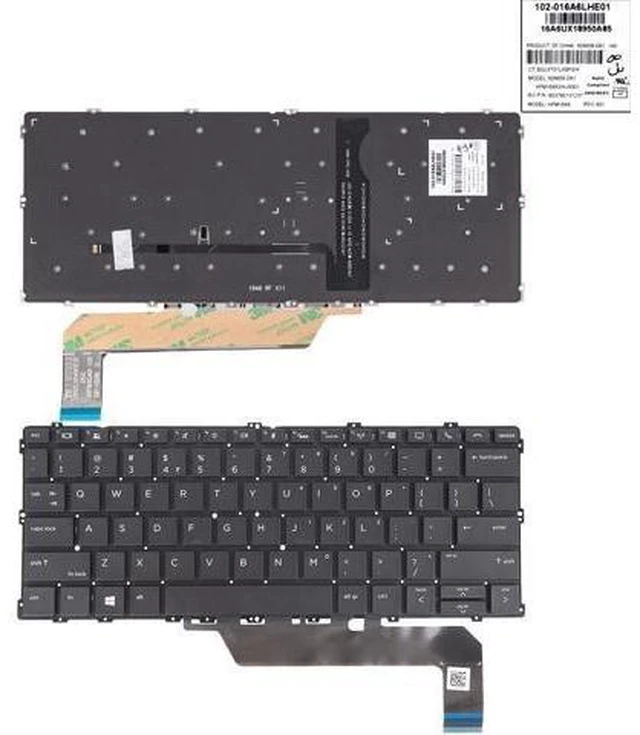 Main image of US Keyboard for ?HP EliteBook X360 1030 G2 BLACK Backlit FRAME 926608-D61