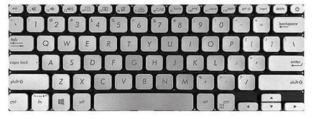 Main image of Laptop Keyboard For ASUS X330UA X330FA X330FL X330FN English US Silver
