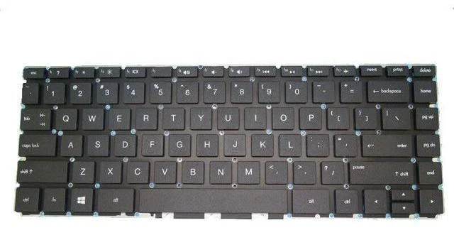 Main image of Laptop Keyboard For HP 14-BS 14-BS000 Black Without Frame United States US