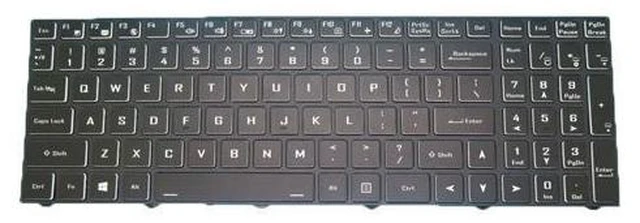 Main image of Laptop Keyboard For PowerSpec 1720 English US Black Without Backlit