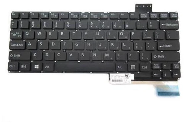 Main image of Laptop Keyboard For Fujitsu Stylistic Q506 Q507 Q509 English US Black
