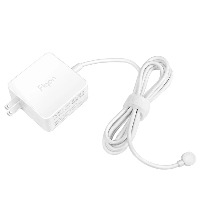Alt view image 2 of 5 - FLGAN 45W Charger Power Cord Compatible with Facebook Portal 10" Display (Gen 2) Portal Plus 15.6" Portal Mini 8" Display (3.0 * 1.0mm Connector)