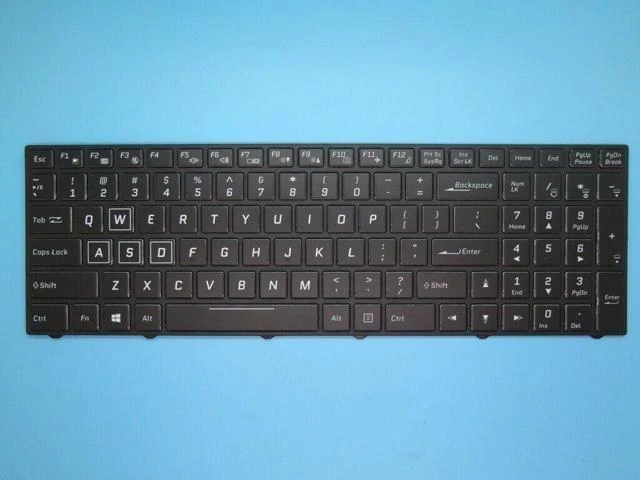 Main image of Laptop Keyboard For Origin PC EVO15-S 2017 English US With Backlit Black