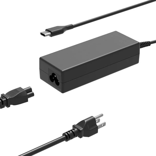 Main image of 100W-USB C Laptop Charger Compatible with Thinkpad HP MacBook Galaxy Surface Pro 11 10 9 8 7 Universal Chromebook Replacement Power Cord and Other USB-C Devices