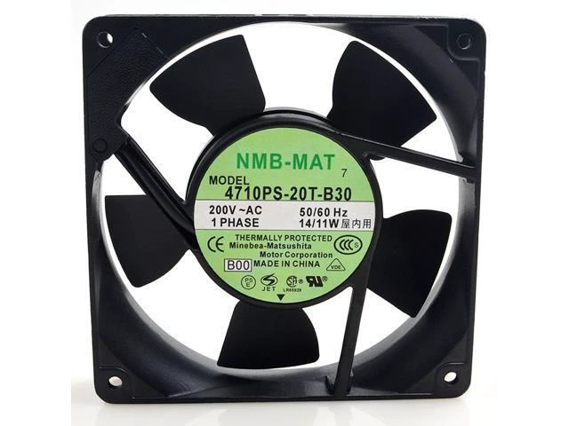 Alt view image 2 of 4 - 1pcs 4710PS-20T-B30 AC 200V exhaust fan industrial Axial centrifugal fan 12025 120mm 120*120*25mm