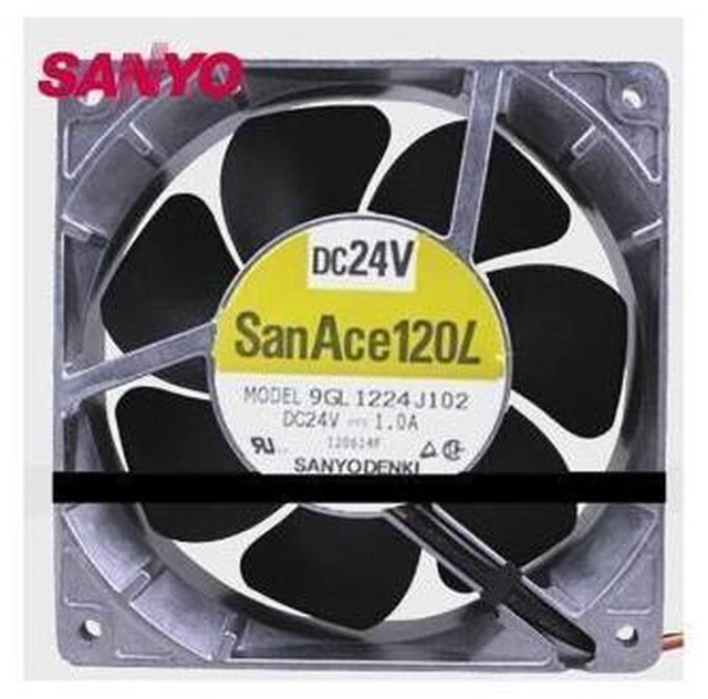 Main image of 12038 1.0A 24V 12CM aluminum frame large air volume inverter fan 9GL1224J102 cooling fan