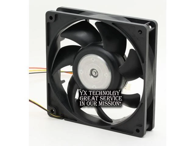 Alt view image 4 of 6 - 120*120*25mm 3-wire 9G1224G4D03 12025 12CM 24V 0.47A cooling fan