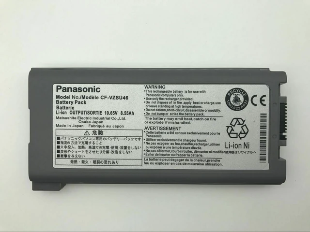 Alt view image 5 of 5 - CF-VZSU46 CF-30 New OEM Battery for Panasonic ToughBook CF-VZSU46 CF-53 87Wh