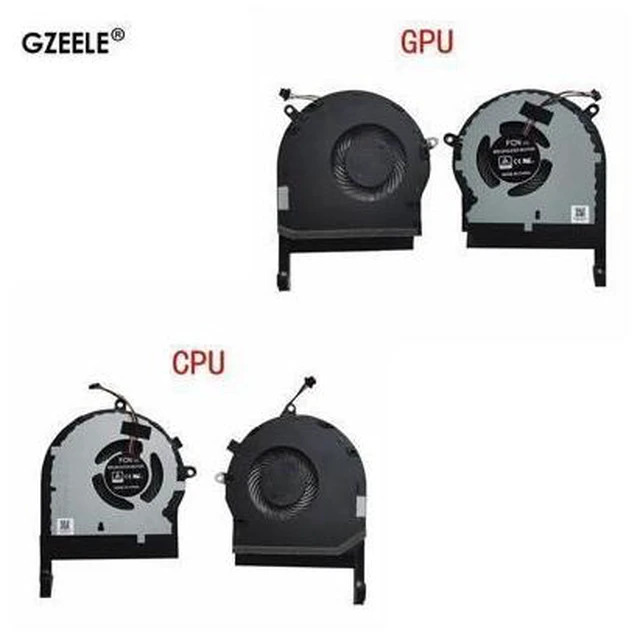 Main image of New Laptop cpu GPU cooling fan for Asus FX80 FX80G FX504 FX504G a pair