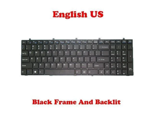 Main image of Replacment keyboard Backlit Keyboard For CLEVO W370ET MP-13H83USJ4309 6-80-W67C0-010-1 English