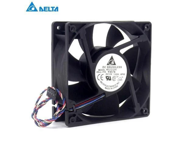 Main image of Delta AFC1212DE 12038 12cm 120mm DC 12V 1.6A pwm ball fan thermostat inverter server cooling fan