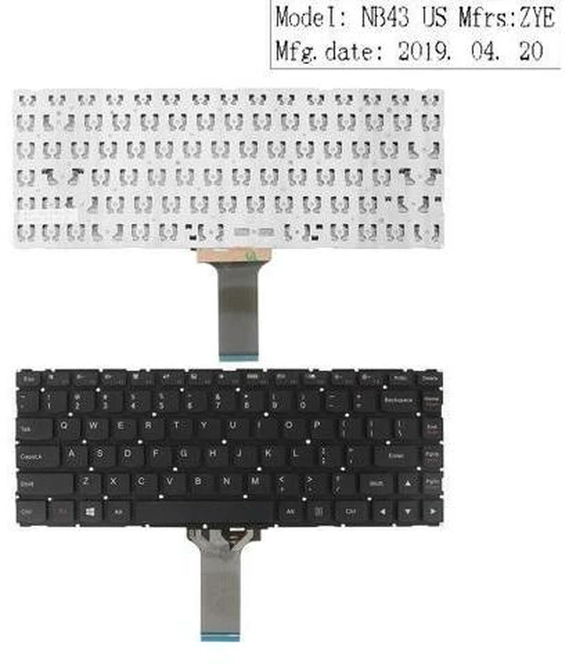 Main image of Keyboard for LENOVO IDEAPAD 500S-14ISK YOGA 500-14ACZ 500-14ISK Black NB43 US