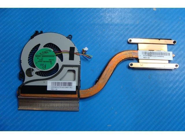 Alt view image 2 of 5 - Cpu cooling fan for Toshiba Satellite Click 2 P35W-B 13.3 inches with Heatsink 4dcz1fa0i10