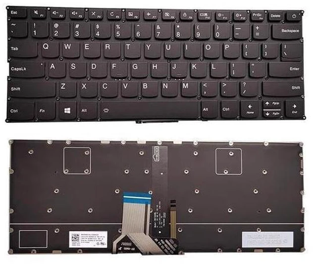 Main image of replacement keyboard for Lenovo V720-14 V720-14IKB V720-14-ISE 7000-13 Black US Backlit