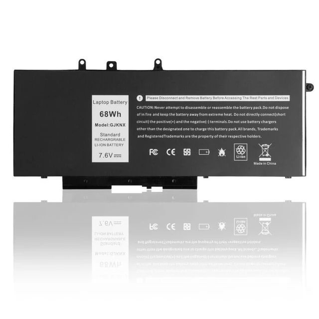 Alt view image 6 of 7 - 68Wh GJKNX Battery for Dell Latitude 5480 5580 5280 5288 5488 5590 5591 5490 5491 5495