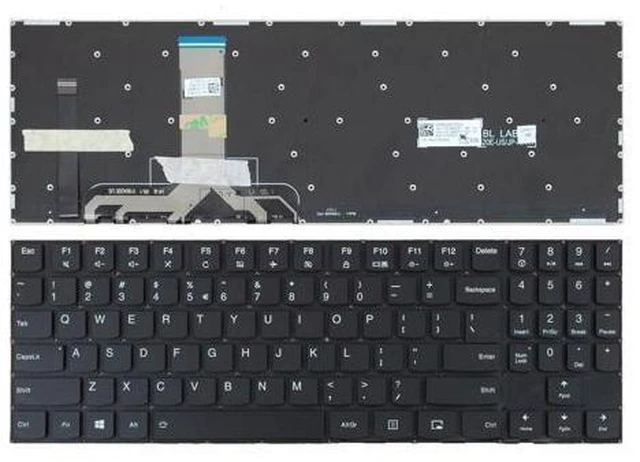 Main image of US Keyboard for Lenovo Legion Y720 BLACK Full Colorful Backlit 002L16F63LHE01