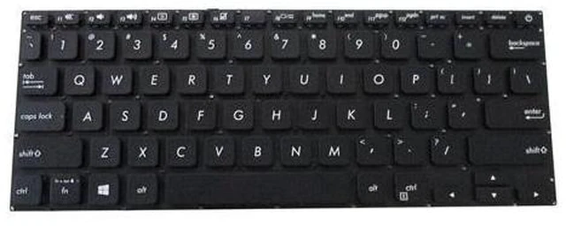 Main image of Black Replacement Keyboard For Asus VivoBook 14 A412 Laptops