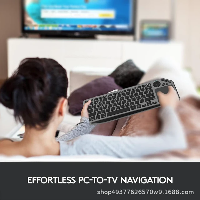 Alt view image 4 of 7 - Dual Mode Bluetooth + 2.4G Wireless Touch Keyboard Multimedia Hotkey Keyboard for PC, Tablet & Smart TV