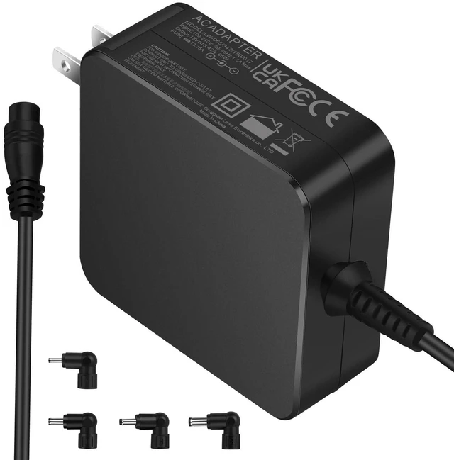 Alt view image 6 of 10 - 65W 45W 33W Laptop Charger Compatible with Asus with 4 Round Connector (3.0x1.1mm, 4.0x1.35mm, 4.5x3.0mm, 5.5x2.5mm)