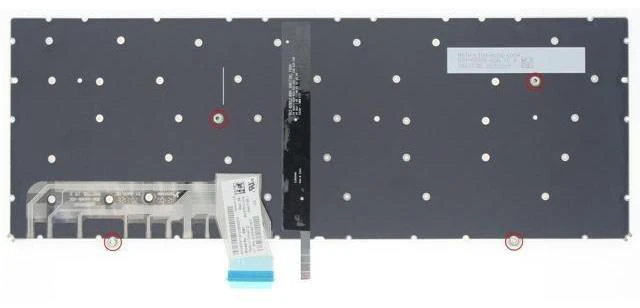 Main image of US Keyboard for HP ZBook Studio G5 Mobile Workstation x360 XW1 Black Backlit Laptop