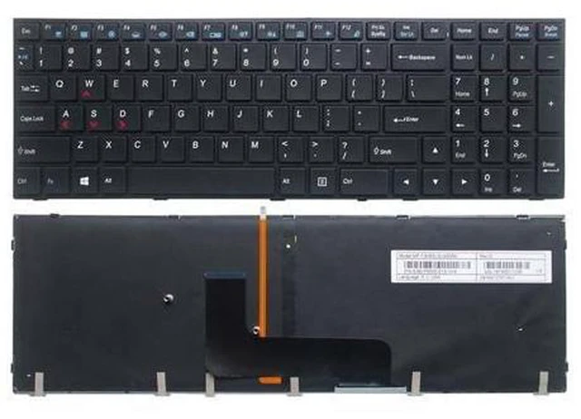 Main image of Laptop Keyboard for Hasee Z6 Z7 Z8 P655 T57 T5 T5S T5x Black US Backlight