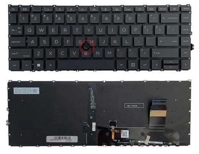 Main image of Keyboard for HP ZBook Firefly 14 G8 14 G7 Black US Backlit Laptop