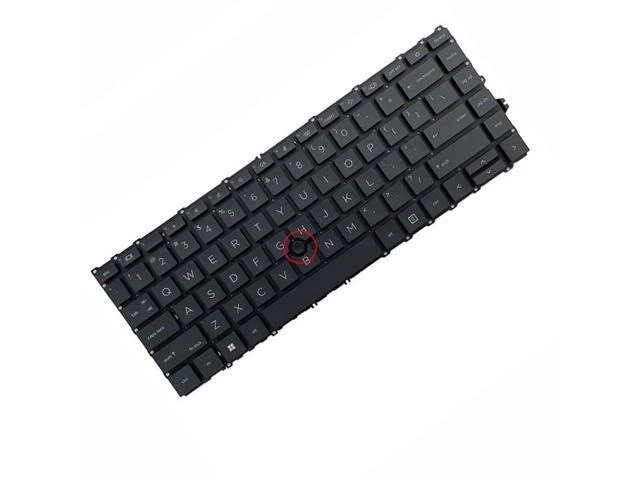 Alt view image 3 of 5 - Keyboard for HP ZBook Firefly 14 G8 14 G7 Black US Backlit Laptop