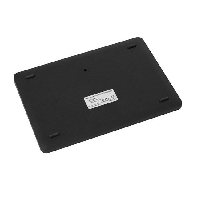 Alt view image 7 of 7 - 2.4GHz Wireless Numeric Keypad with Touchpad 22-Key Mini Keyboard, Multi-Device Switching for Office/Data Entry - black