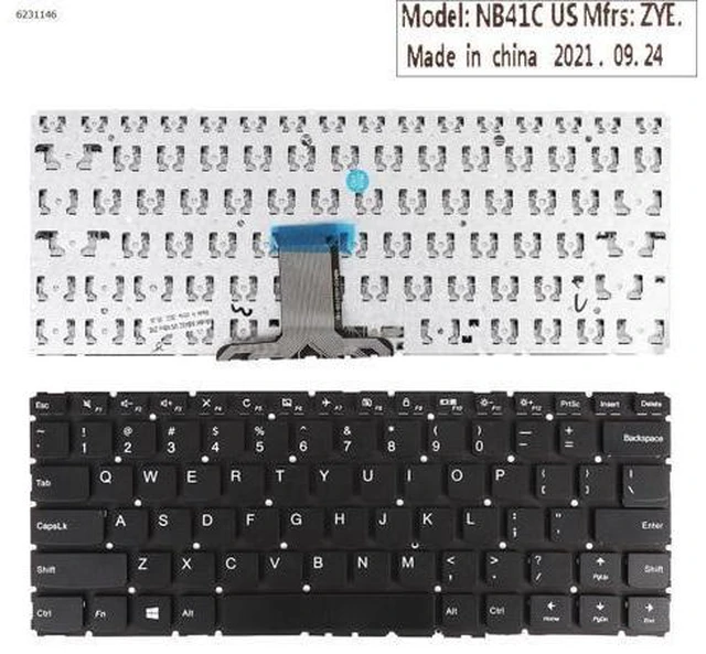 Main image of US Keyboard for Lenovo Yoga 510-14ISK 510-14IKB 510S-14IKB 510S-14ISK Black