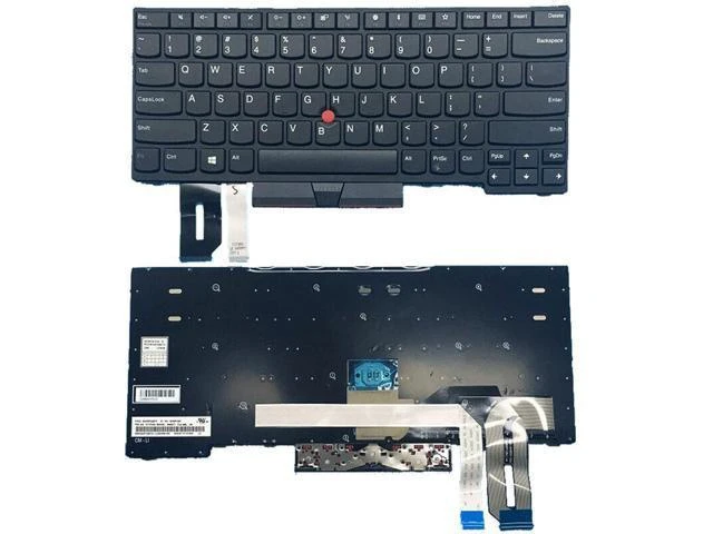Main image of US Black Keyboard for IBM Lenovo Thinkpad E490 20N8 20N9 E495 20NE
