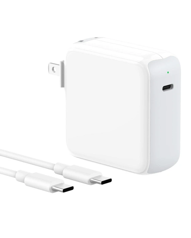 Alt view image 2 of 5 - 70W USB C Charger +67W Dual Port USB C Power Adapter for MacBook Air MacBook Pro